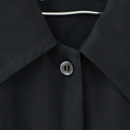 MIDIUMISOLID [ミディウミソリッド] relax cupro shirt [3-132218] リラックスキュプラシャツ [2025AW]