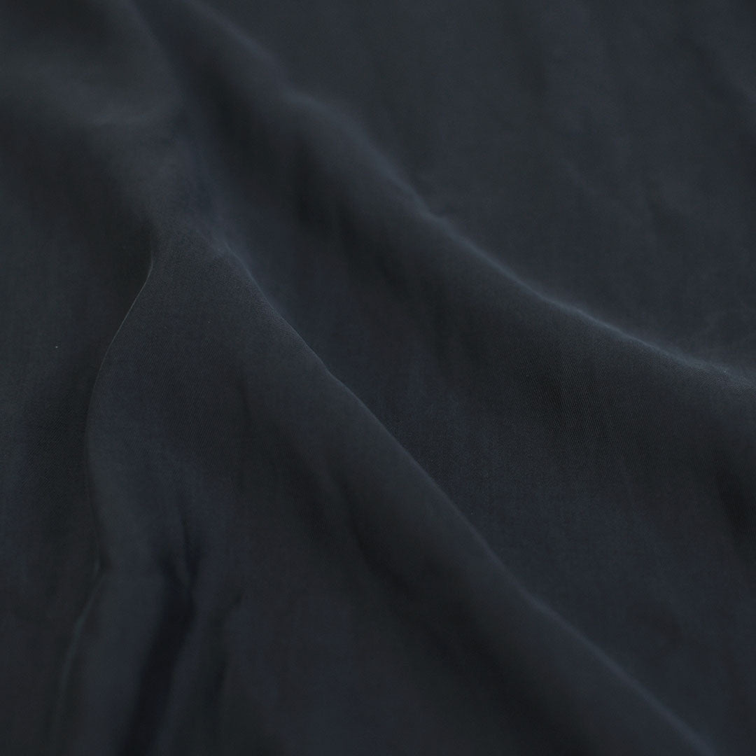 MIDIUMISOLID [ミディウミソリッド] relax cupro shirt [3-132218] リラックスキュプラシャツ [2025AW]