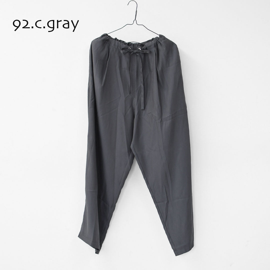 MIDIUMISOLID [ミディウミソリッド] relax cupro PT [3-162185] リラックスキュプロパンツ [2025AW]