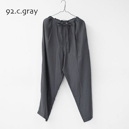 MIDIUMISOLID [ミディウミソリッド] relax cupro PT [3-162185] リラックスキュプロパンツ [2025AW]