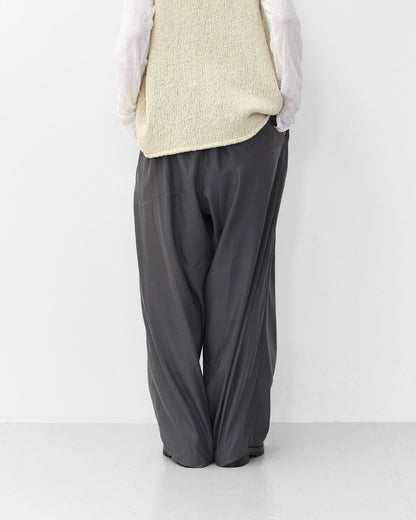 MIDIUMISOLID [ミディウミソリッド] relax cupro PT [3-162185] リラックスキュプロパンツ [2025AW]