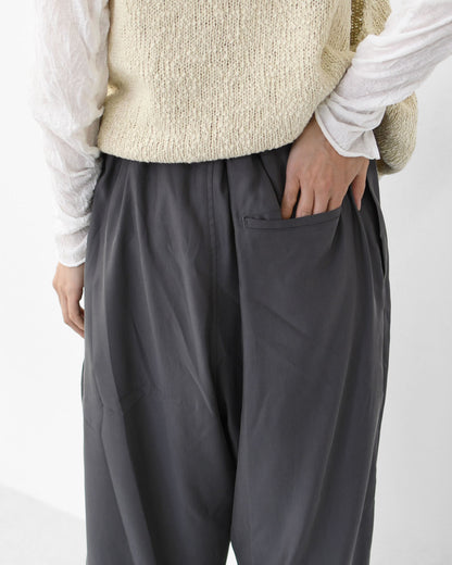 MIDIUMISOLID [ミディウミソリッド] relax cupro PT [3-162185] リラックスキュプロパンツ [2025AW]