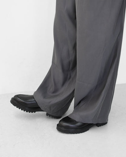 MIDIUMISOLID [ミディウミソリッド] relax cupro PT [3-162185] リラックスキュプロパンツ [2025AW]