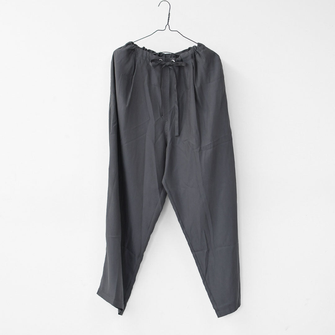 MIDIUMISOLID [ミディウミソリッド] relax cupro PT [3-162185] リラックスキュプロパンツ [2025AW]