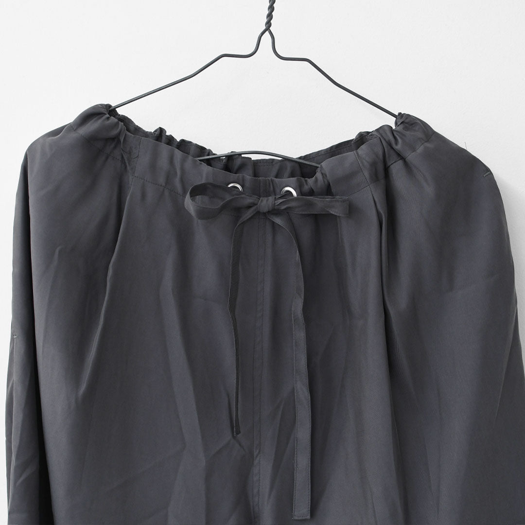 MIDIUMISOLID [ミディウミソリッド] relax cupro PT [3-162185] リラックスキュプロパンツ [2025AW]