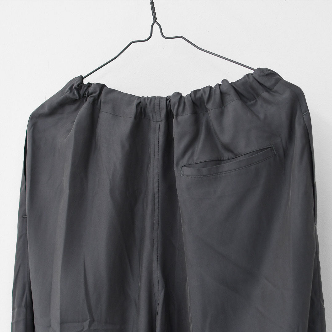 MIDIUMISOLID [ミディウミソリッド] relax cupro PT [3-162185] リラックスキュプロパンツ [2025AW]