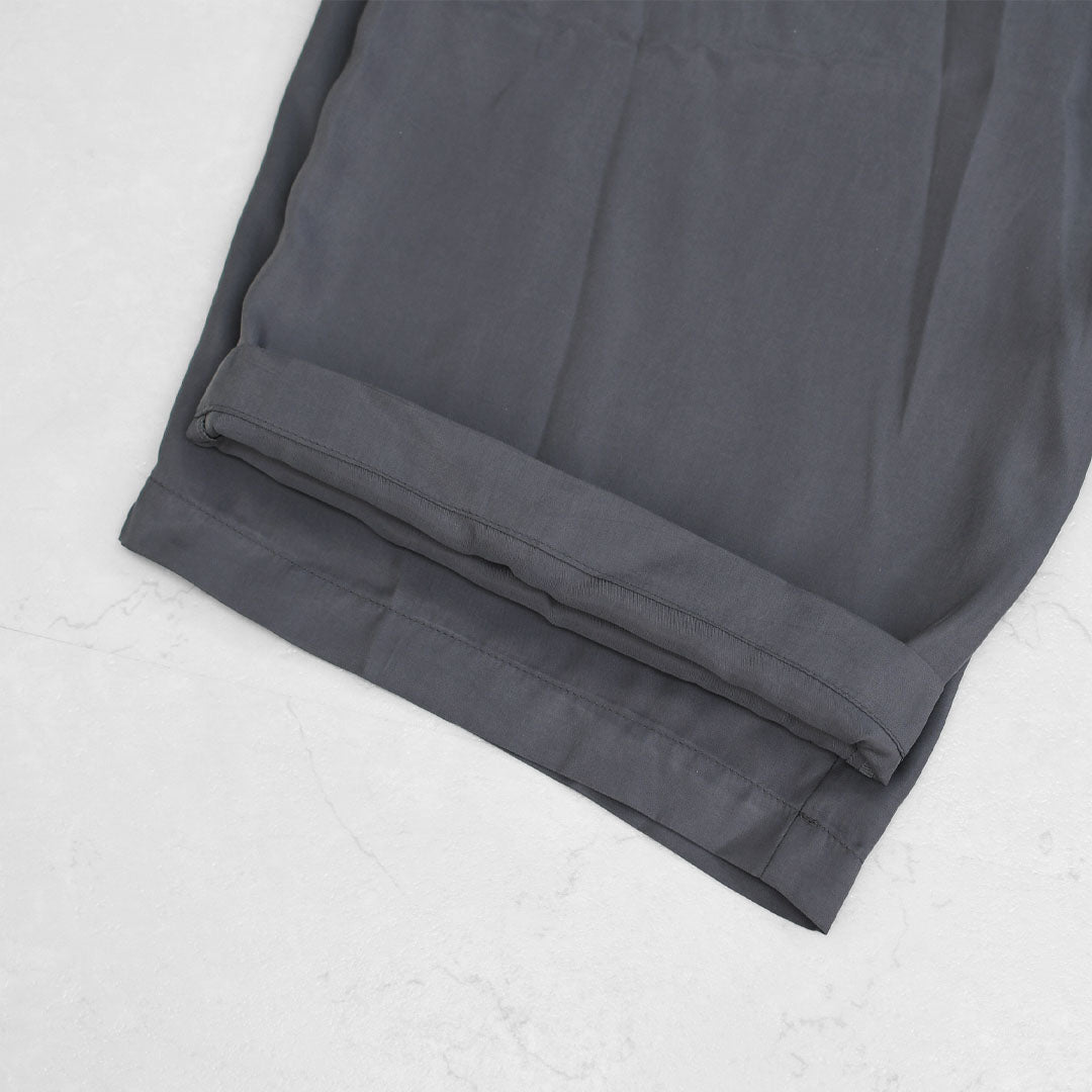 MIDIUMISOLID [ミディウミソリッド] relax cupro PT [3-162185] リラックスキュプロパンツ [2025AW]