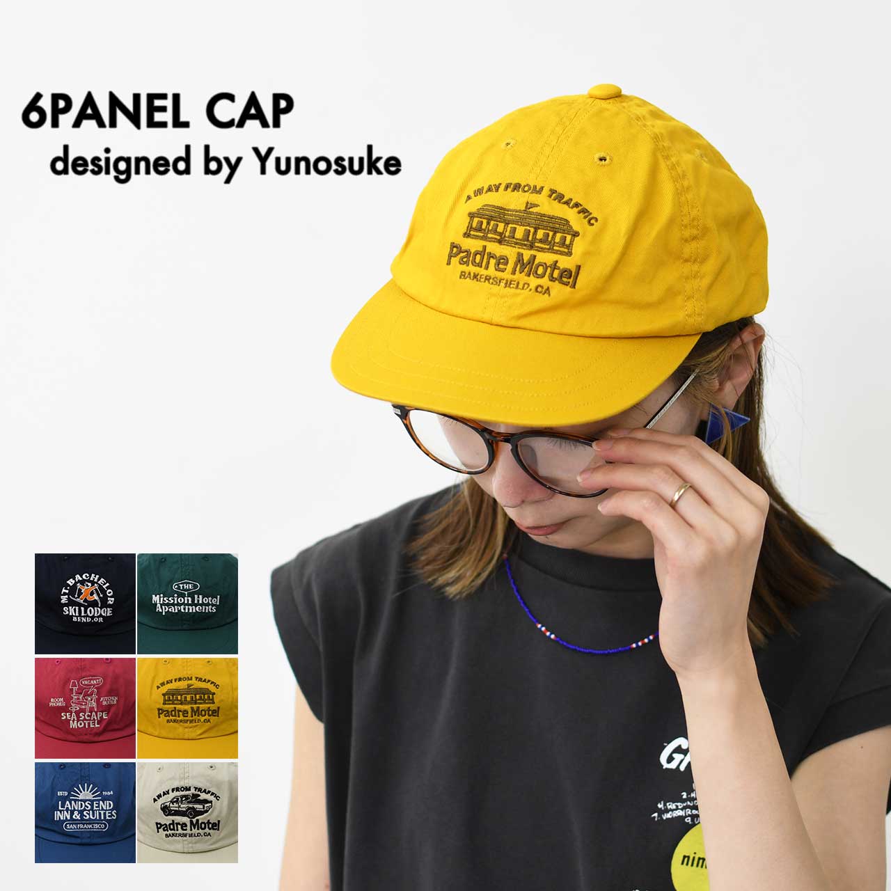 GOLDEN SOMBRERO [ゴールデンソンブレロ] 6PANEL CAP designed by Yunosuke [GS24] 6パネルキャップ [2025]