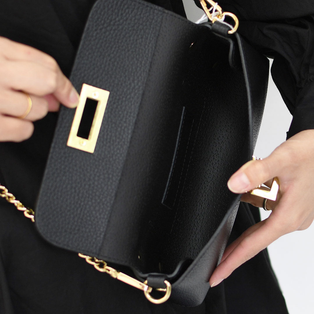 AULENTTI [オウレンティ] ゴールドチェーンショルダーバッグ [107-cat-do] [2025AW]