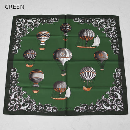 AULENTTI [オウレンティ] VINTAGE HOT AIR BALLON(気球) [LA-J9775] ヴィンテージ ホット エアー バルーン・スカーフ・柄スカーフ・バンダナ・小物・大人かわいい・ LADY'S [2026AW]