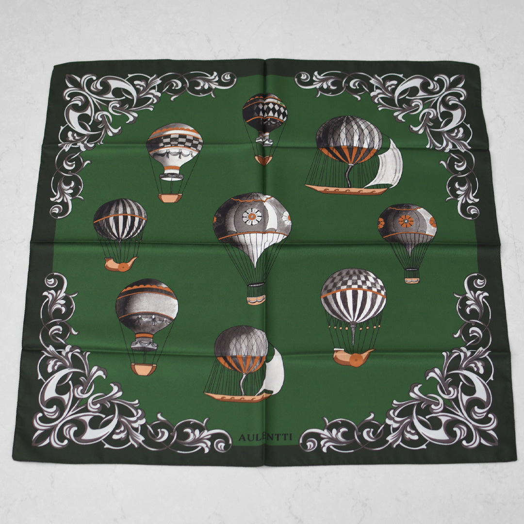 AULENTTI [オウレンティ] VINTAGE HOT AIR BALLON(気球) [LA-J9775] ヴィンテージ ホット エアー バルーン・スカーフ・柄スカーフ・バンダナ・小物・大人かわいい・ LADY'S [2026AW]
