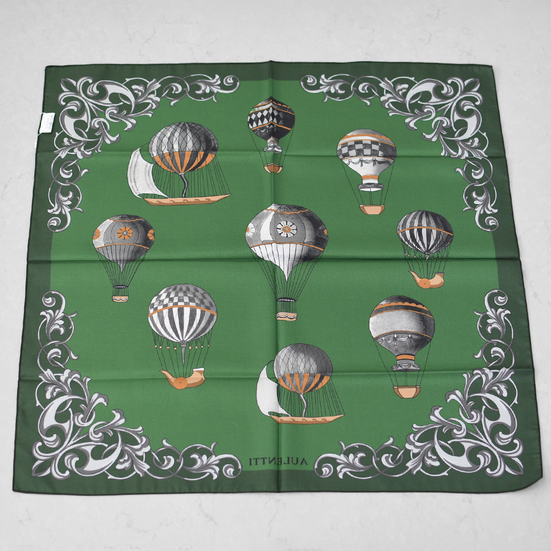 AULENTTI [オウレンティ] VINTAGE HOT AIR BALLON(気球) [LA-J9775] ヴィンテージ ホット エアー バルーン・スカーフ・柄スカーフ・バンダナ・小物・大人かわいい・ LADY'S [2026AW]