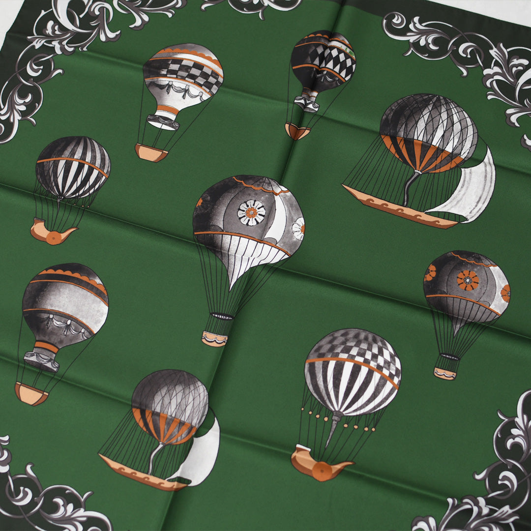 AULENTTI [オウレンティ] VINTAGE HOT AIR BALLON(気球) [LA-J9775] ヴィンテージ ホット エアー バルーン・スカーフ・柄スカーフ・バンダナ・小物・大人かわいい・ LADY'S [2026AW]