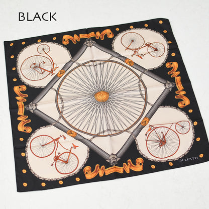 AULENTTI [オウレンティ] VINTAGE BICYCLE(自転車) [LA-J9778] ヴィンテージ バイシクル・スカーフ・柄スカーフ・バンダナ・小物・大人かわいい・ LADY'S [2026AW]