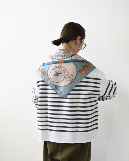 AULENTTI [オウレンティ] VINTAGE BICYCLE(自転車) [LA-J9778] ヴィンテージ バイシクル・スカーフ・柄スカーフ・バンダナ・小物・大人かわいい・ LADY'S [2026AW]