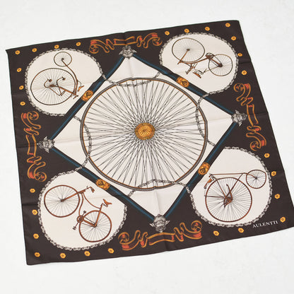 AULENTTI [オウレンティ] VINTAGE BICYCLE(自転車) [LA-J9778] ヴィンテージ バイシクル・スカーフ・柄スカーフ・バンダナ・小物・大人かわいい・ LADY'S [2026AW]