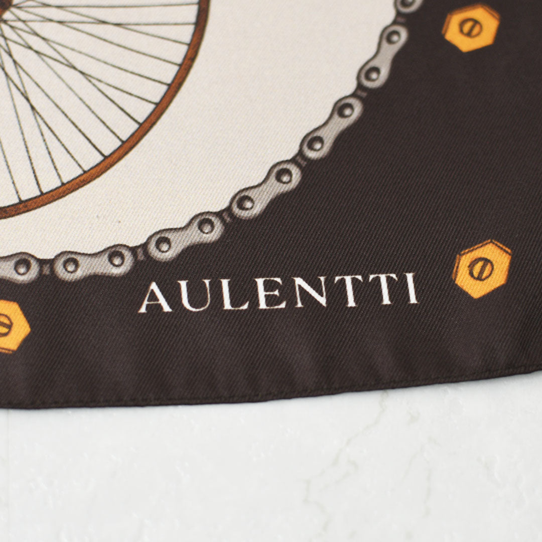 AULENTTI [オウレンティ] VINTAGE BICYCLE(自転車) [LA-J9778] ヴィンテージ バイシクル・スカーフ・柄スカーフ・バンダナ・小物・大人かわいい・ LADY'S [2026AW]