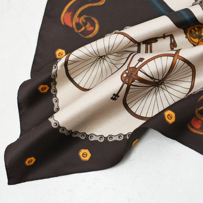 AULENTTI [オウレンティ] VINTAGE BICYCLE(自転車) [LA-J9778] ヴィンテージ バイシクル・スカーフ・柄スカーフ・バンダナ・小物・大人かわいい・ LADY'S [2026AW]