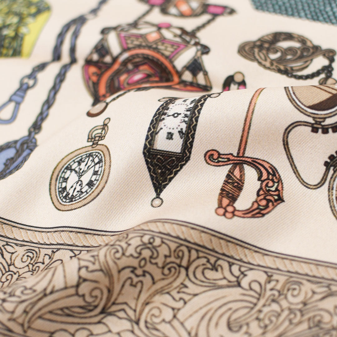 AULENTTI [オウレンティ] ANTIQUE ACCESSORIES(アクセサリー)  [LA-J9780] アンティーク アクセサリー・スカーフ・柄スカーフ・バンダナ・小物・大人かわいい・ LADY'S [2026AW](AULENTTI)