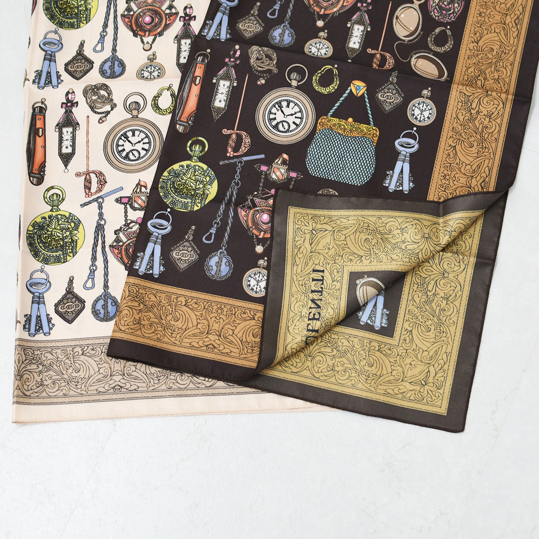 AULENTTI [オウレンティ] ANTIQUE ACCESSORIES(アクセサリー)  [LA-J9780] アンティーク アクセサリー・スカーフ・柄スカーフ・バンダナ・小物・大人かわいい・ LADY'S [2026AW](AULENTTI)