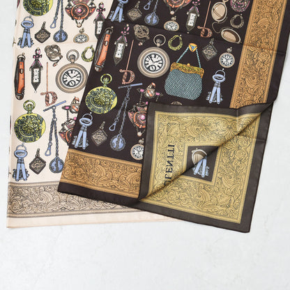 AULENTTI [オウレンティ] ANTIQUE ACCESSORIES(アクセサリー)  [LA-J9780] アンティーク アクセサリー・スカーフ・柄スカーフ・バンダナ・小物・大人かわいい・ LADY'S [2026AW](AULENTTI)