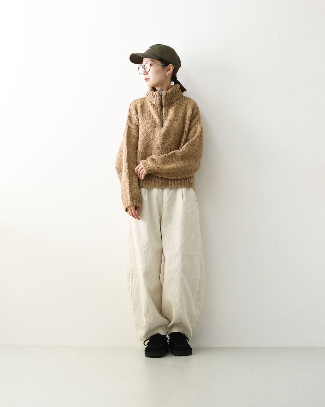 TRICOTS JEAN MARC [トリコット ジーン マルク] SCOTT [SCOTT] スコット・ニット・ニットセーター・モヘヤ混・スタンドカラー・ハーフジップ・ふんわりニット・LADY'S [2026AW]