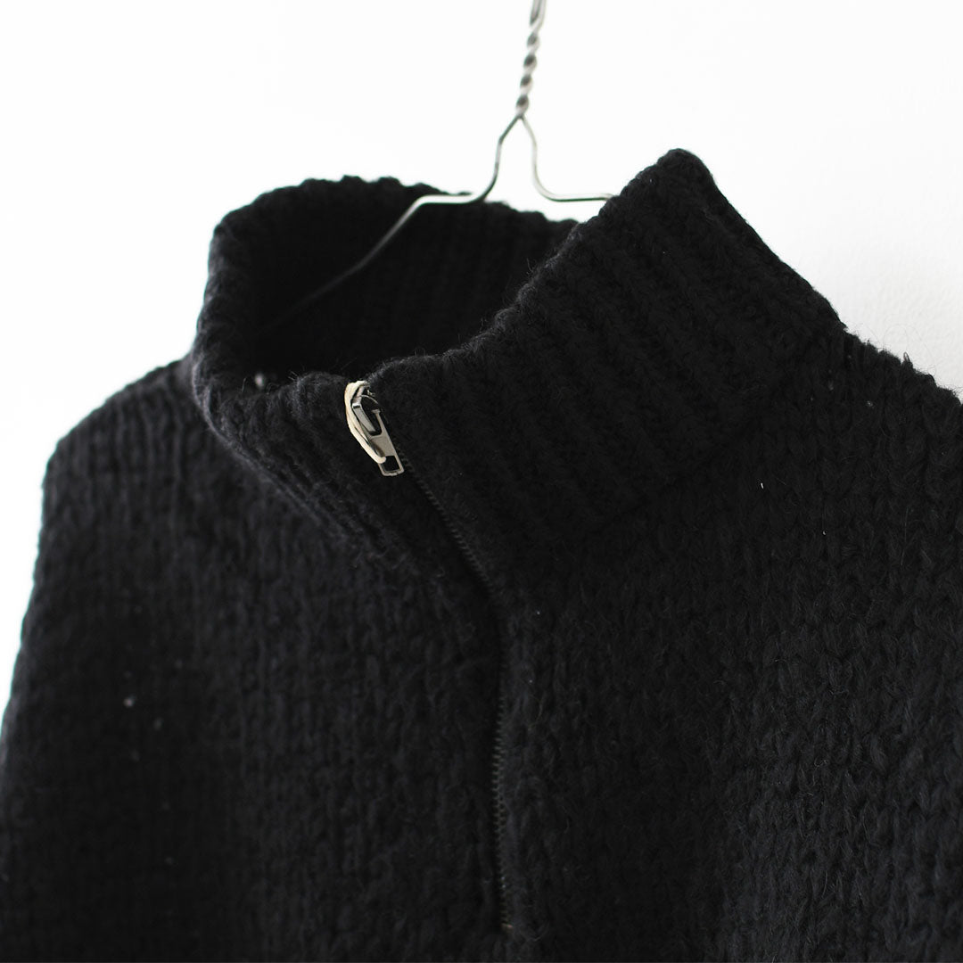 TRICOTS JEAN MARC [トリコット ジーン マルク] SCOTT [SCOTT] スコット・ニット・ニットセーター・モヘヤ混・スタンドカラー・ハーフジップ・ふんわりニット・LADY'S [2026AW]
