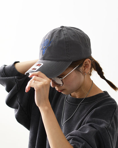 SOUTH2 WEST8 [サウスツーウエストエイト] Strap Back Cap - S&T Emb. [RW531] ストラップキャップ・スカル&ターゲット [2025AW]