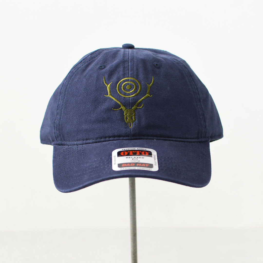 SOUTH2 WEST8 [サウスツーウエストエイト] Strap Back Cap - S&T Emb. [RW531] ストラップキャップ・スカル&ターゲット [2025AW]