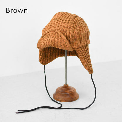 SOUTH2 WEST8 [サウスツーウエストエイト] Bomber Cap - W/A Knit [RW536] ボンバーキャップ・ウール／アクリルニット [2025AW]