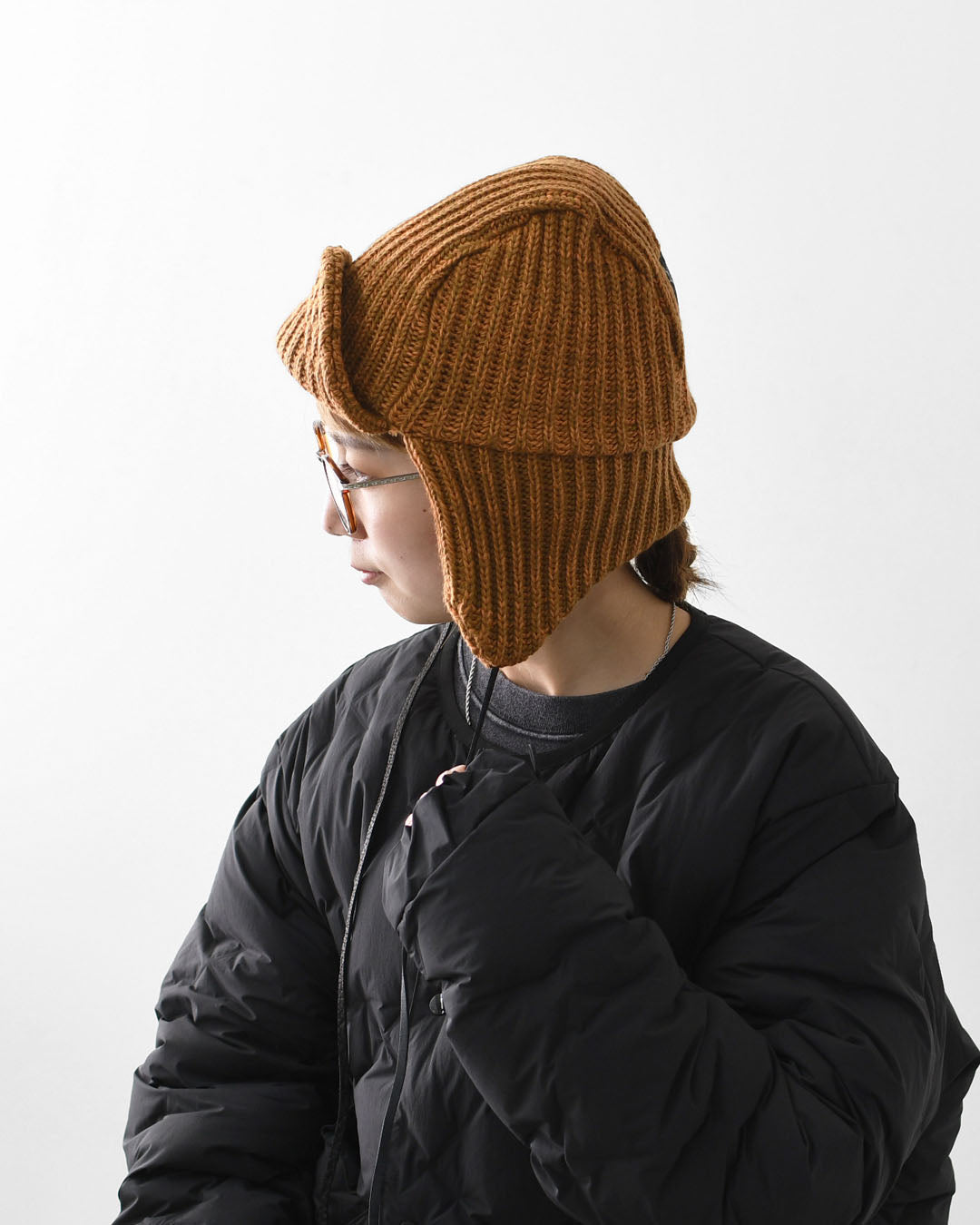 SOUTH2 WEST8 [サウスツーウエストエイト] Bomber Cap - W/A Knit [RW536] ボンバーキャップ・ウール／アクリルニット [2025AW]
