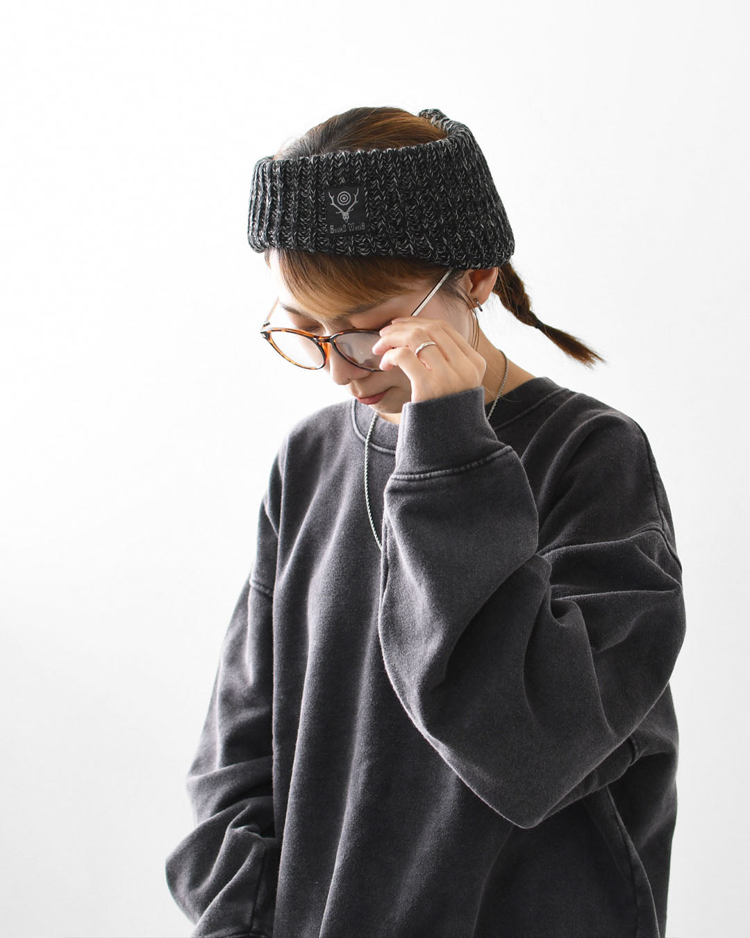 SOUTH2 WEST8 [サウスツーウエストエイト] Head Band - W/A Knit [RW538] ヘッドバンド・ウール／アクリルニット [2025AW]