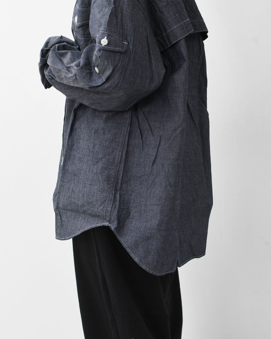 SOUTH2 WEST8 [サウスツーウエストエイト] Fishing Shirt - Cotton Chambray [RW604] フィッシングシャツ・コットンシャンブレー・MEN'S [2025AW]