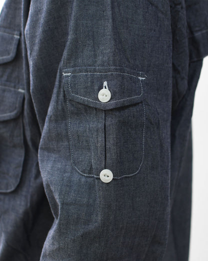 SOUTH2 WEST8 [サウスツーウエストエイト] Fishing Shirt - Cotton Chambray [RW604] フィッシングシャツ・コットンシャンブレー・MEN'S [2025AW]