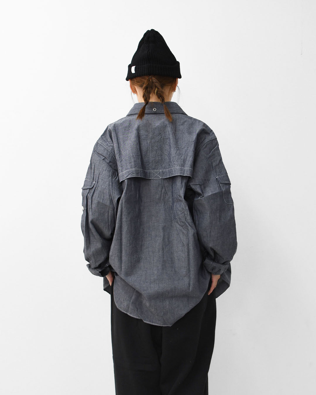 SOUTH2 WEST8 [サウスツーウエストエイト] Fishing Shirt - Cotton Chambray [RW604] フィッシングシャツ・コットンシャンブレー・MEN'S [2025AW]