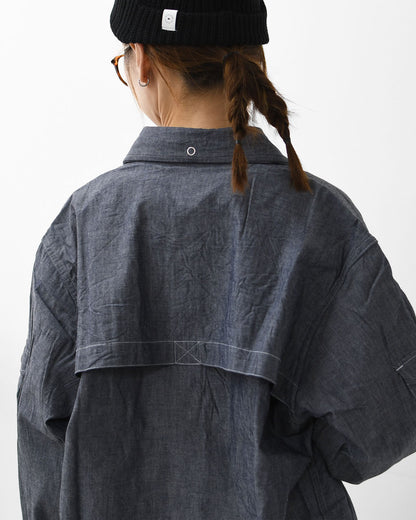 SOUTH2 WEST8 [サウスツーウエストエイト] Fishing Shirt - Cotton Chambray [RW604] フィッシングシャツ・コットンシャンブレー・MEN'S [2025AW]