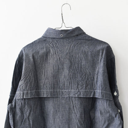 SOUTH2 WEST8 [サウスツーウエストエイト] Fishing Shirt - Cotton Chambray [RW604] フィッシングシャツ・コットンシャンブレー・MEN'S [2025AW]