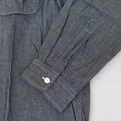 SOUTH2 WEST8 [サウスツーウエストエイト] Fishing Shirt - Cotton Chambray [RW604] フィッシングシャツ・コットンシャンブレー・MEN'S [2025AW]