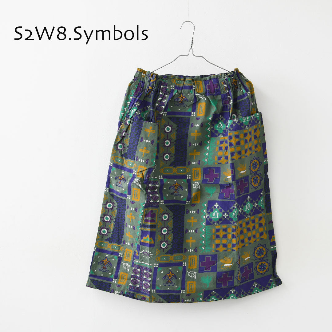 SOUTH2 WEST8 [サウスツーウエストエイト] Army String Skirt - Flannel Cloth / Printed [RW626] アーミーストリングスカート フランネル クロス / プリント [2025AW]