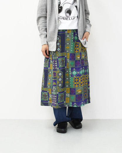 SOUTH2 WEST8 [サウスツーウエストエイト] Army String Skirt - Flannel Cloth / Printed [RW626] アーミーストリングスカート フランネル クロス / プリント [2025AW]