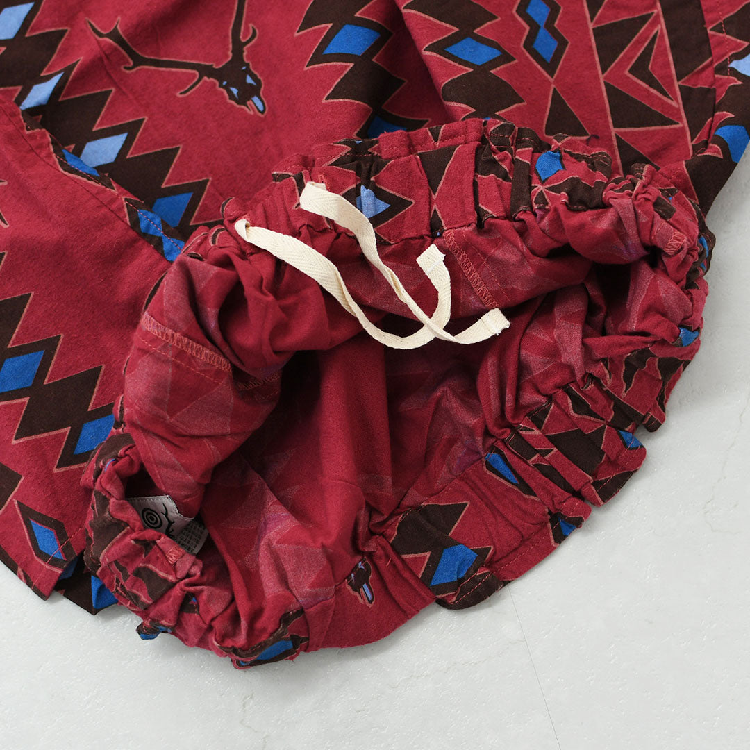 SOUTH2 WEST8 [サウスツーウエストエイト] Army String Skirt - Flannel Cloth / Printed [RW626] アーミーストリングスカート フランネル クロス / プリント [2025AW]