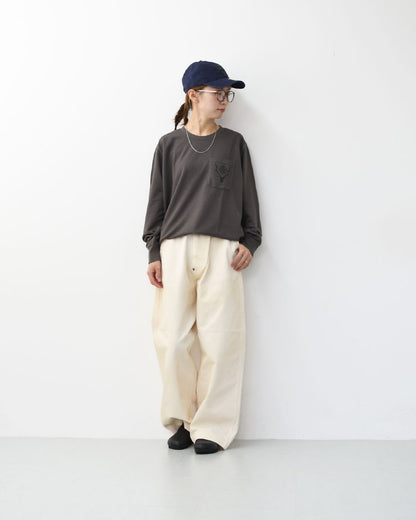 SOUTH2 WEST8 [サウスツーウエストエイト] L/S Round Pocket Tee - Circle Horn [RW658] ロングスリーブ ラウンドポケットTシャツ・サークル ホーン・MEN'S [2025AW]