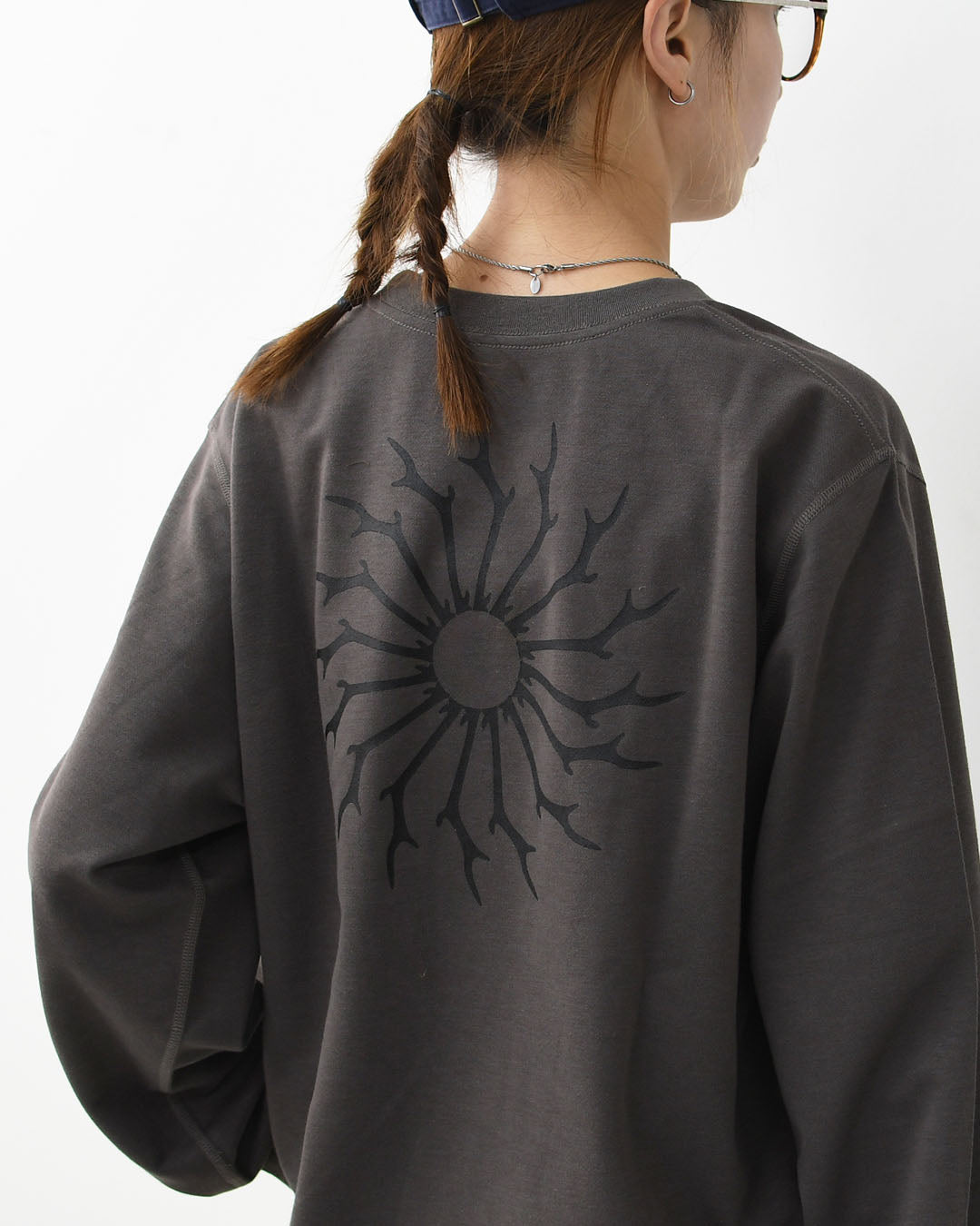 SOUTH2 WEST8 [サウスツーウエストエイト] L/S Round Pocket Tee - Circle Horn [RW658] ロングスリーブ ラウンドポケットTシャツ・サークル ホーン・MEN'S [2025AW]