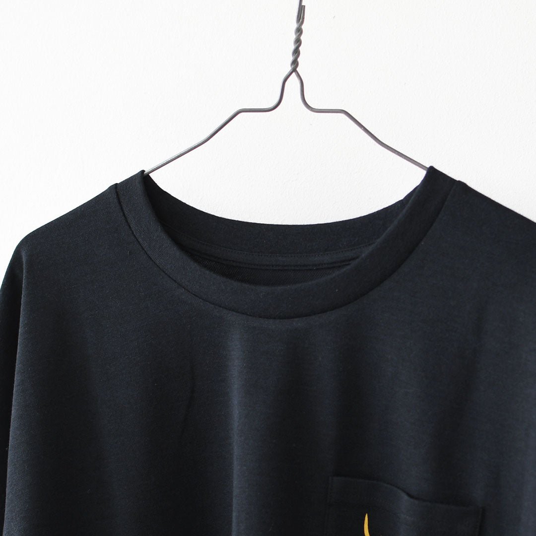 SOUTH2 WEST8 [サウスツーウエストエイト] L/S Round Pocket Tee - Circle Horn [RW658] ロングスリーブ ラウンドポケットTシャツ・サークル ホーン・MEN'S [2025AW]