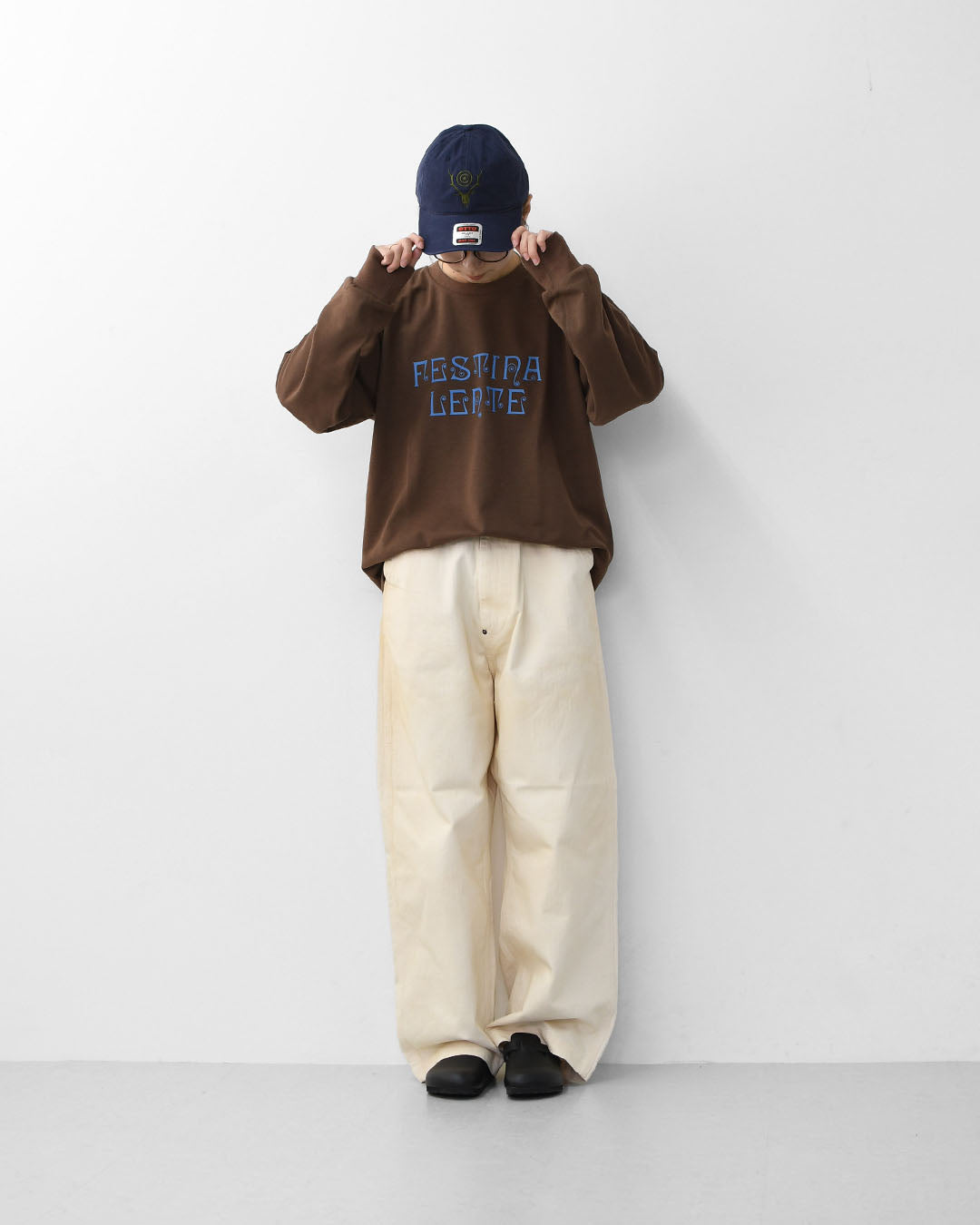 SOUTH2 WEST8 [サウスツーウエストエイト] L/S Crew Neck Tee - FESTINA LENTE [RW660] ロングスリーブ クルーネック・MEN'S [2025AW]