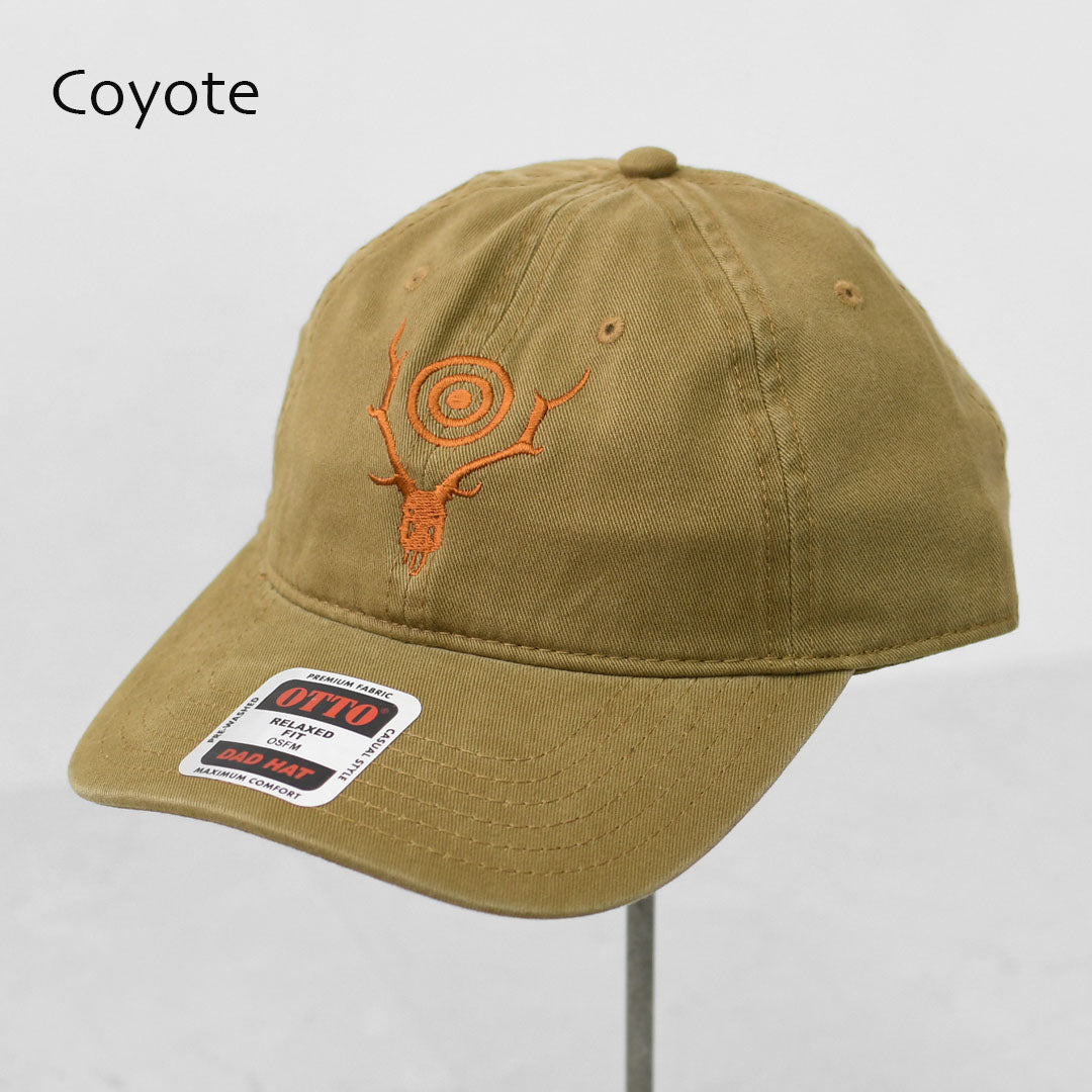 SOUTH2 WEST8 [サウスツーウエストエイト] Strap Back Cap - S&T Emb. [SX611] ストラップキャップ・スカル&ターゲット・MEN'S / LADY'S [2026SS]