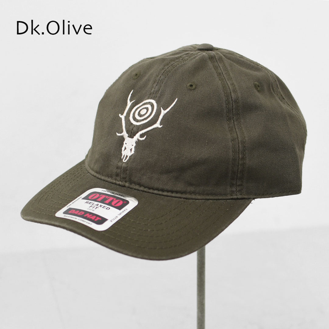 SOUTH2 WEST8 [サウスツーウエストエイト] Strap Back Cap - S&T Emb. [SX611] ストラップキャップ・スカル&ターゲット・MEN'S / LADY'S [2026SS]