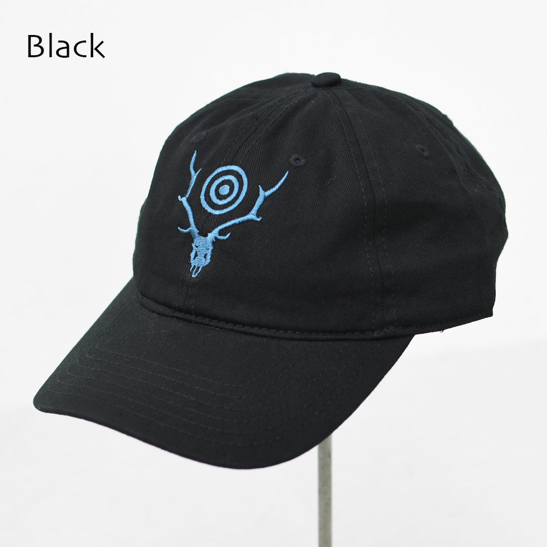 SOUTH2 WEST8 [サウスツーウエストエイト] Strap Back Cap - S&T Emb. [SX611] ストラップキャップ・スカル&ターゲット・MEN'S / LADY'S [2026SS]