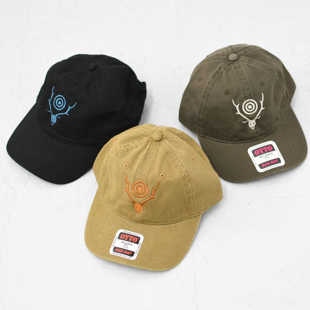 SOUTH2 WEST8 [サウスツーウエストエイト] Strap Back Cap - S&T Emb. [SX611] ストラップキャップ・スカル&ターゲット・MEN'S / LADY'S [2026SS]