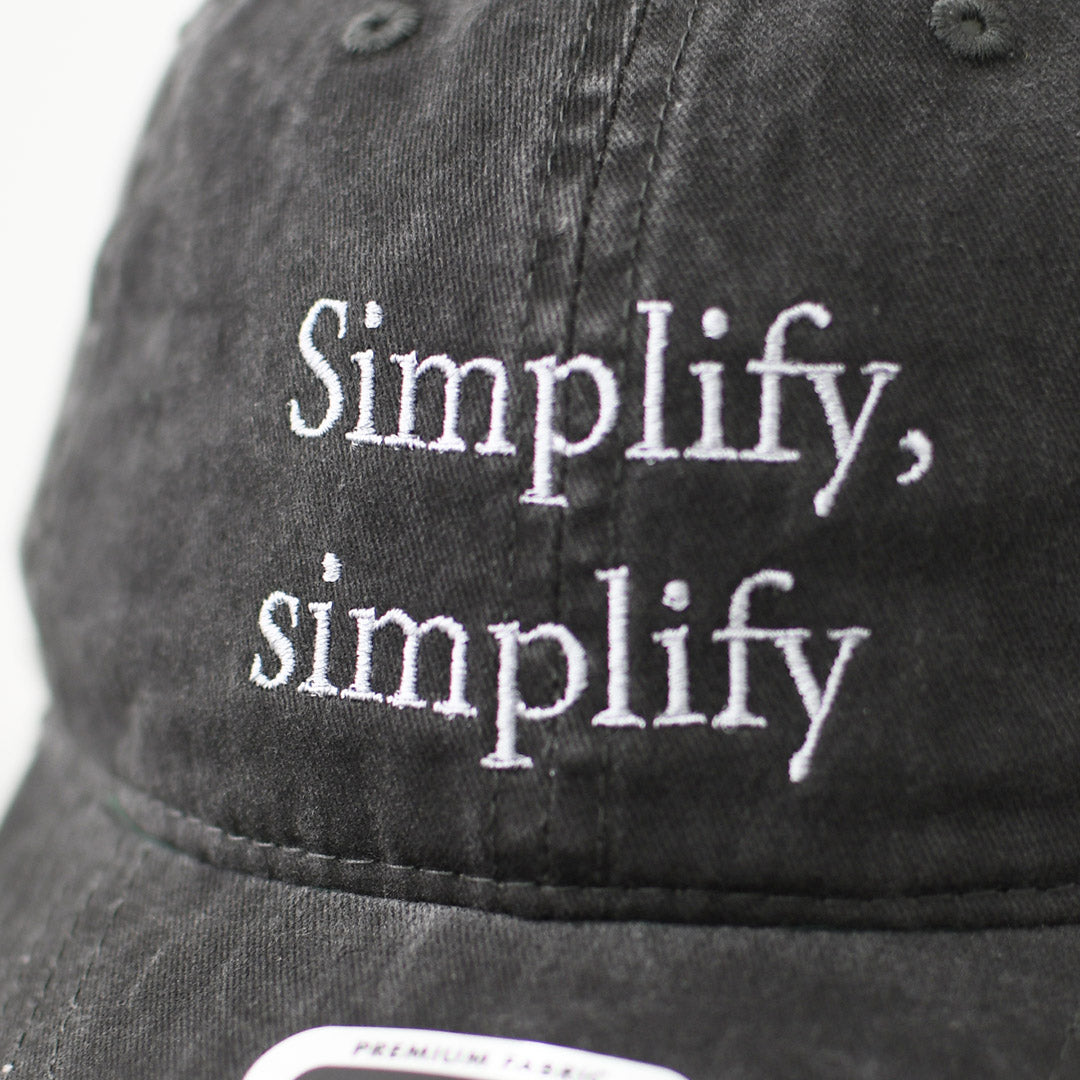 SOUTH2 WEST8 [サウスツーウエストエイト] Strap Back Cap - Simplify.simplify [SX612] ストラップキャップ・シンプリファイシンプリファイ・MEN'S / LADY'S [2026SS]